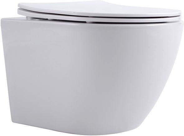 Унитаз подвесной Aquanet Rimless Cetus W Short LX-1900. Фото 1