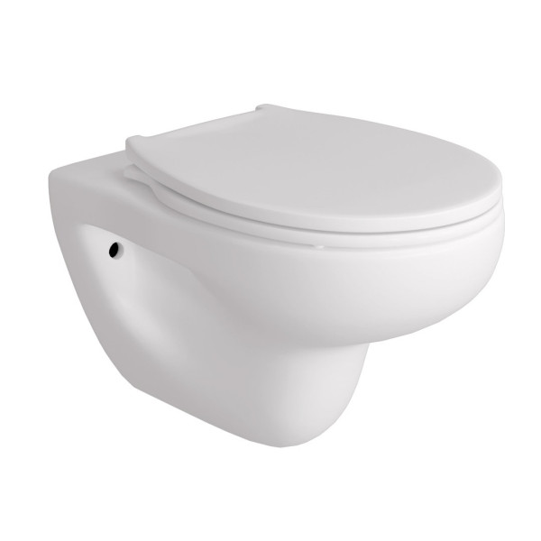 Унитаз подвесной Maretti Aria безободковый с микролифтом, AR10PBM80-844, белый. Фото 4