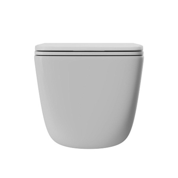 Унитаз подвесной Point Меркурий безободковый, белый мат сиденье дюропласт микролифт б-съем PN41831WM. Фото 5