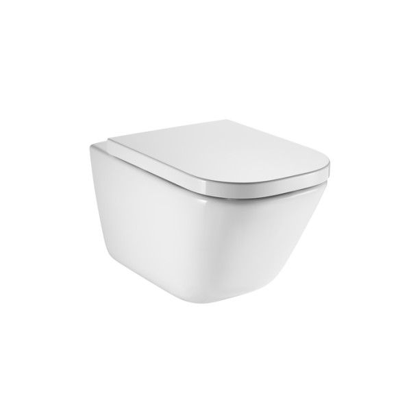 Унитаз подвесной Roca GAP Clean Rim, безободковый (7.3464.7.L00.0). Фото 1