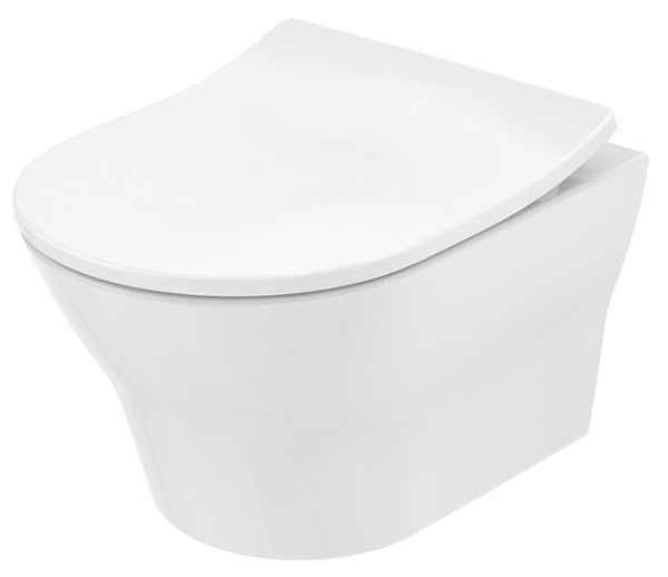 Унитаз подвесной TOTO MH 394x530x339 безободковый с сиденьем WC seat микролифт (CW162Y+TC514G). Фото 1
