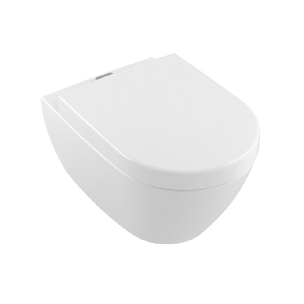 Унитаз подвесной Villeroy&Boch SUBWAY 2.0, безободковый, альпийский белый. Фото 1