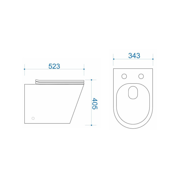 Унитаз приставной Maretti Umbria безободковый с микролифтом, UM10PRBM39-844, белый. Фото 3
