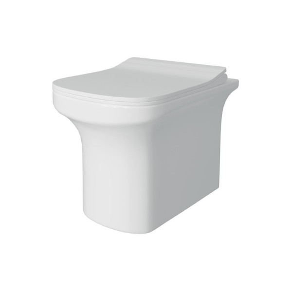 Унитаз приставной Maretti Veneto безободковый с микролифтом, VE10PRBM61-844, белый. Фото 1