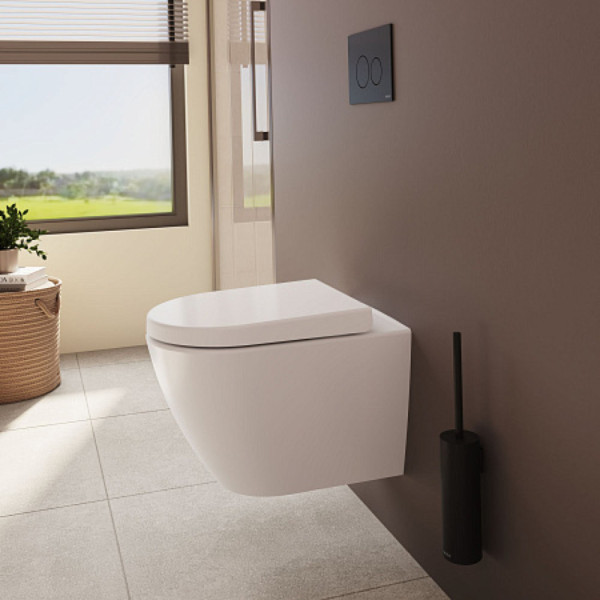 Унитаз Vitra Sanibelle 7551B003-0075, подвесной, безободковый. Фото 2