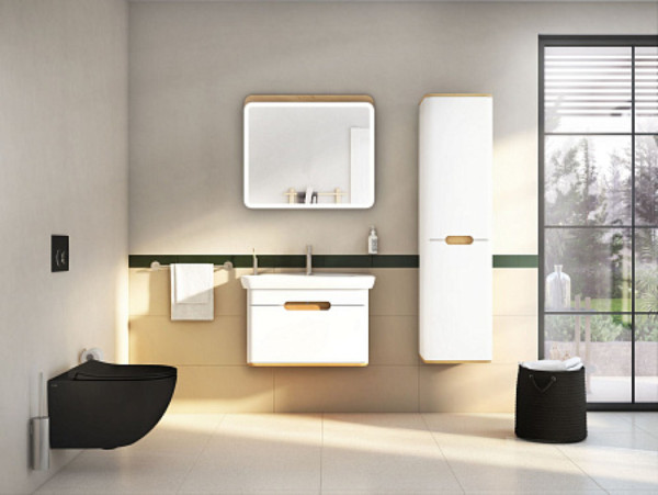 Унитаз Vitra Sento 7748B083-0101, подвесной, безободковый,  матовый черный. Фото 2