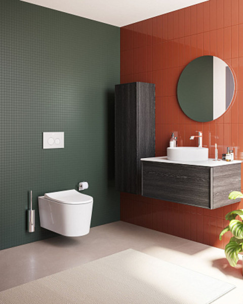 Унитаз Vitra VitrA Nest Qflush 7870B403-0075, подвесной, безободковый. Фото 2