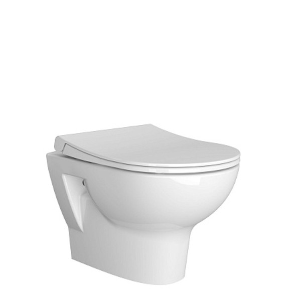 Унитаз Vitra VitrA Zentrum 5795B003-6077 с тонкое дюропластовое сиденье м/лифт. Фото 1