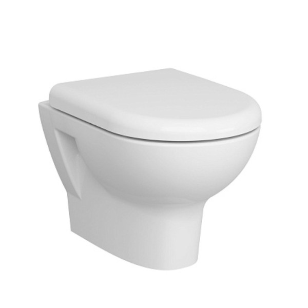 Унитаз Vitra Zentrum 5795B003-0075 подвесной, безободковый, белый глянец. Фото 1