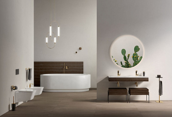 Универсальный бокс VITRA Minibox A42213 для настенного встраиваемого смесителя для душа. Фото 2