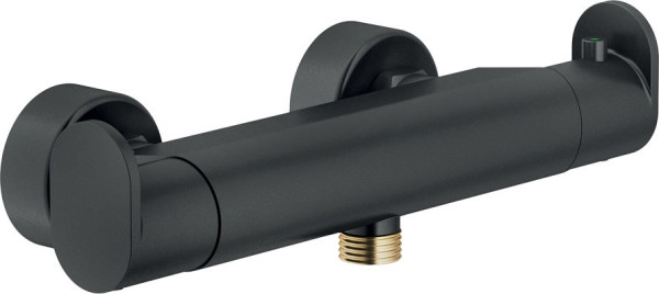 UP94030BM UP термостатический смеситель для душа, матовый черный. Фото 1