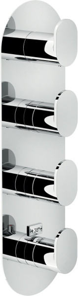 UP94104CR UP термостатический смеситель для ванны 4 выхода (внешняя часть). Фото 1