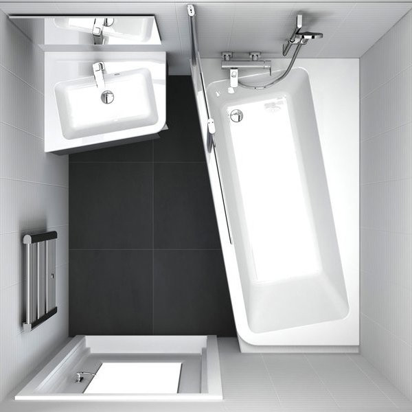 Ванна 10° 170х100 P белая. Фото 8