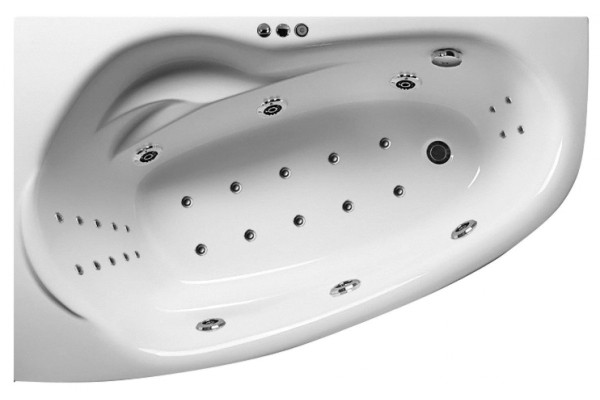 Ванна акриловая левосторонняя Relisan ZOYA Гл000001247, 140x90. Фото 5