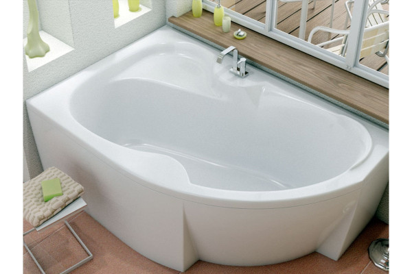 Ванна акриловая левосторонняя Vayer Azalia Гл000006724, 150x105. Фото 4