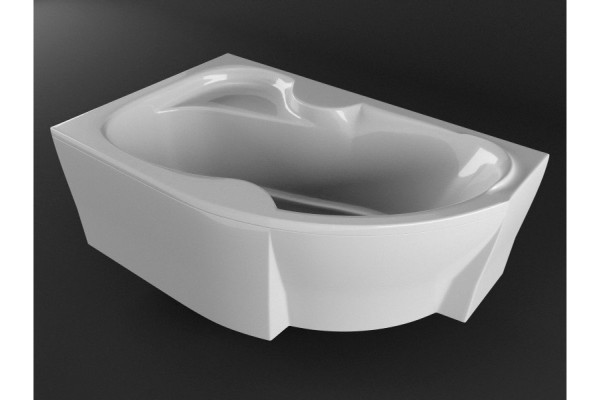 Ванна акриловая левосторонняя Vayer Azalia Гл000006724, 150x105. Фото 5