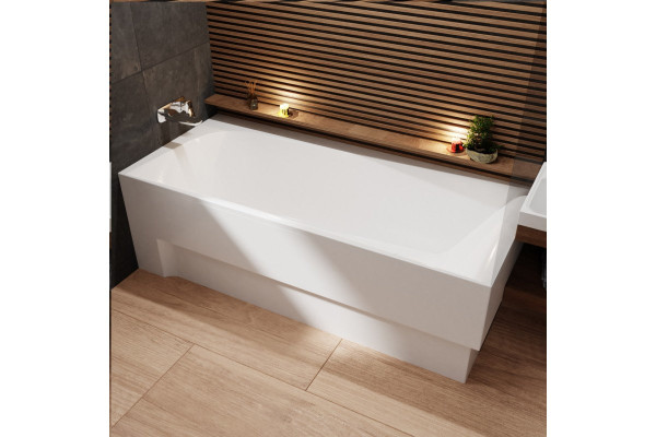 Ванна акриловая левосторонняя Vayer BOOMERANG Гл000010188, 180x80. Фото 4