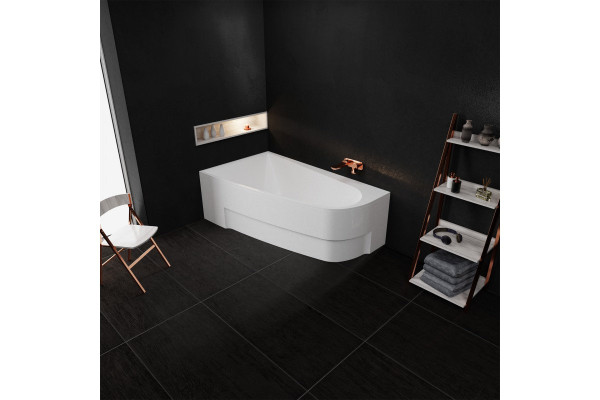 Ванна акриловая левосторонняя Vayer BOOMERANG Гл000010848, 160x90. Фото 7