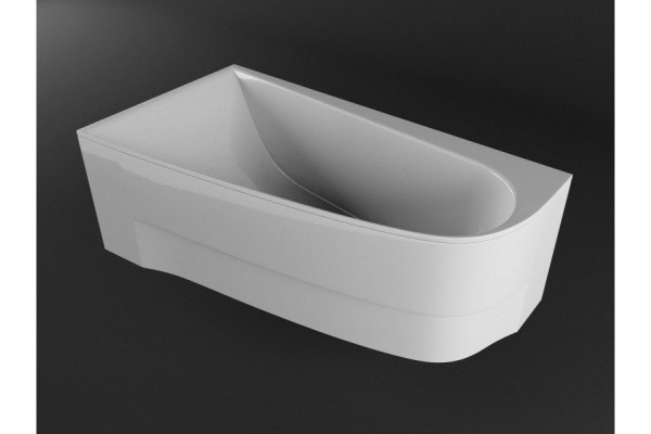 Ванна акриловая левосторонняя Vayer BOOMERANG Гл000010850, 150x90. Фото 6