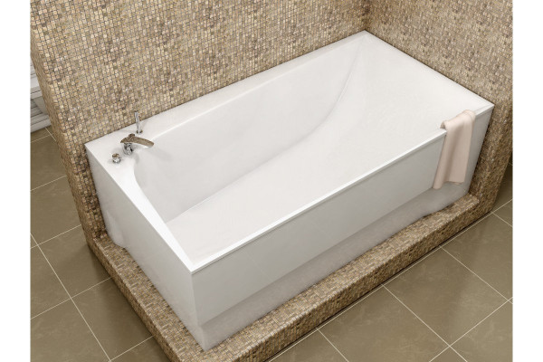 Ванна акриловая левосторонняя Vayer BOOMERANG Гл000010853, 190x90. Фото 5