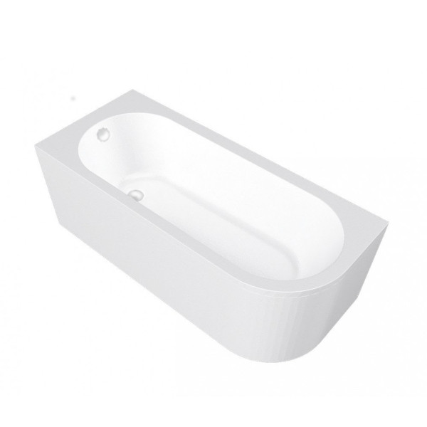 Ванна акриловая левосторонняя Vayer Irena Гл000026131, 170х72. Фото 3