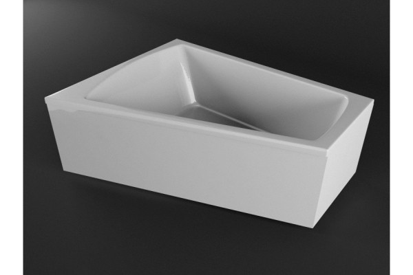 Ванна акриловая левосторонняя Vayer Trinity Гл000006818, 170x130. Фото 4