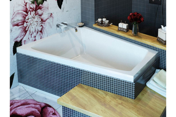 Ванна акриловая левосторонняя Vayer Trinity Гл000006818, 170x130. Фото 6