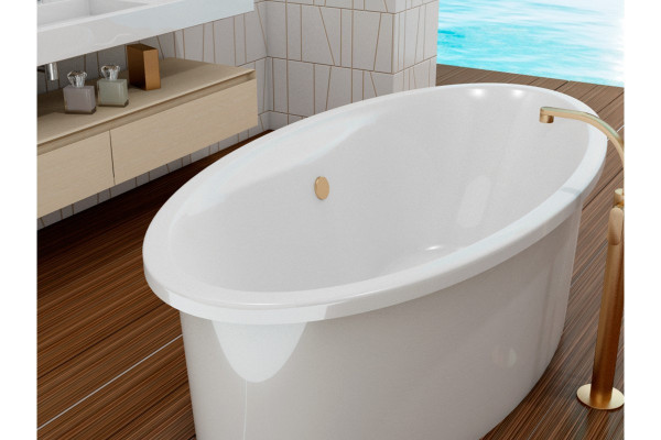 Ванна акриловая отдельностоящая Vayer Beta KPL Гл000006827, 194x100. Фото 4