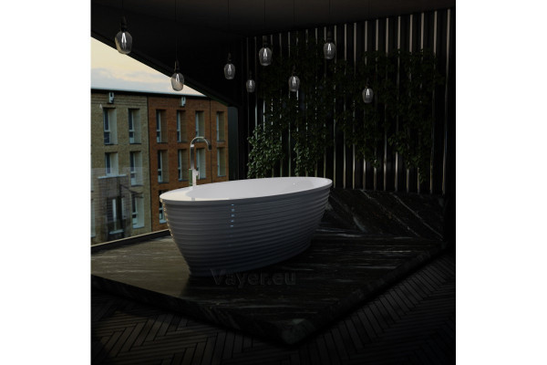 Ванна акриловая отдельностоящая Vayer BOOMERANG Гл000010198, 194x100. Фото 5