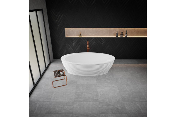 Ванна акриловая отдельностоящая Vayer BOOMERANG Гл000010198, 194x100. Фото 6