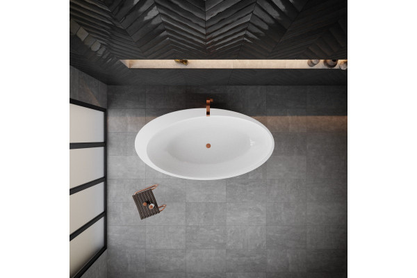 Ванна акриловая отдельностоящая Vayer BOOMERANG Гл000010198, 194x100. Фото 8