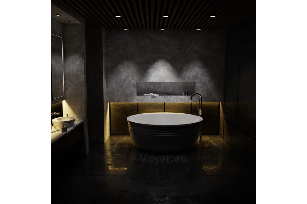 Ванна акриловая отдельностоящая Vayer BOOMERANG Гл000010534, 160x160. Фото 5