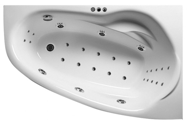 Ванна акриловая правосторонняя Relisan ZOYA Гл000001248, 140x90. Фото 5