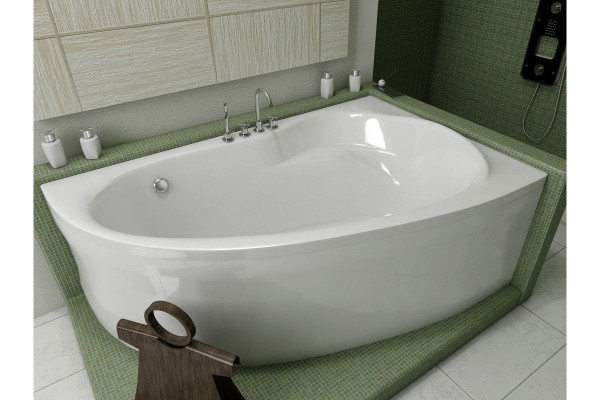 Ванна акриловая правосторонняя Relisan ZOYA Гл000001248, 140x90. Фото 6