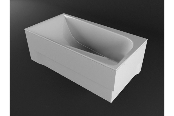 Ванна акриловая правосторонняя Vayer BOOMERANG Гл000010523, 180x80. Фото 3