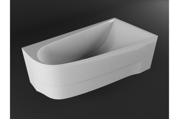Ванна акриловая правосторонняя Vayer BOOMERANG Гл000010849, 160x90. Фото 6