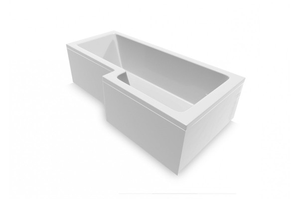 Ванна акриловая правосторонняя Vayer Options Гл000023295, 165x85. Фото 3