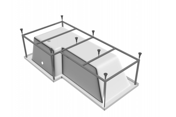 Ванна акриловая правосторонняя Vayer Options Гл000023295, 165x85. Фото 4