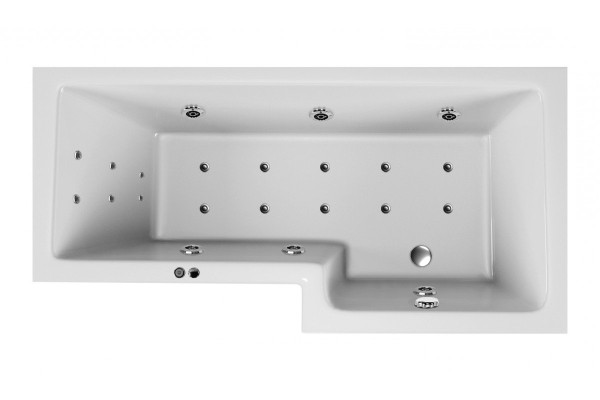 Ванна акриловая правосторонняя Vayer Options Гл000023295, 165x85. Фото 6