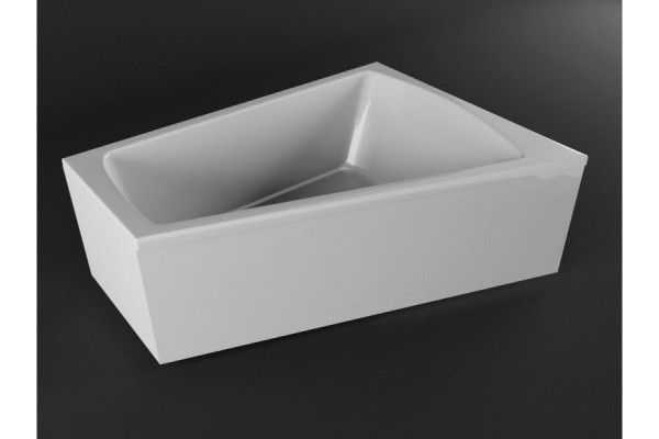 Ванна акриловая правосторонняя Vayer Trinity Гл000008157, 160x120. Фото 4