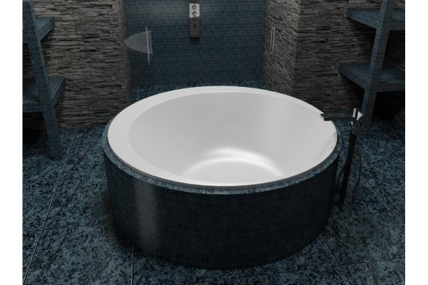 Ванна акриловая встраиваемая Vayer BOOMERANG Гл000010857, 160x160. Фото 4