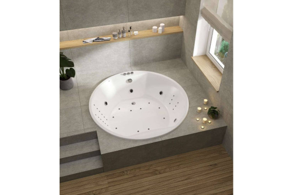 Ванна акриловая встраиваемая Vayer Eva Гл000025681, 180x180. Фото 3