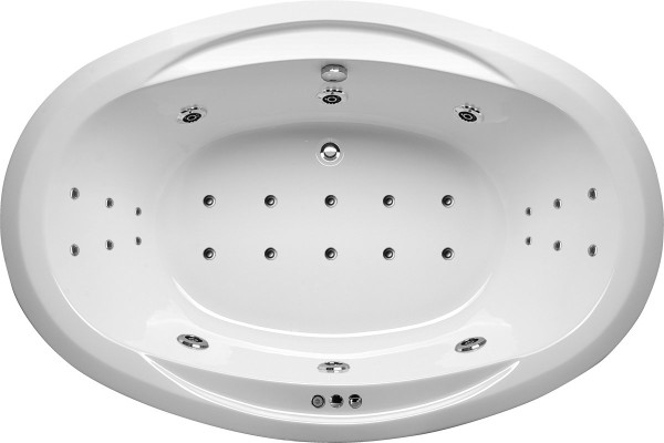 Ванна акриловая встраиваемая Vayer Opal Гл000006826, 180x120. Фото 5