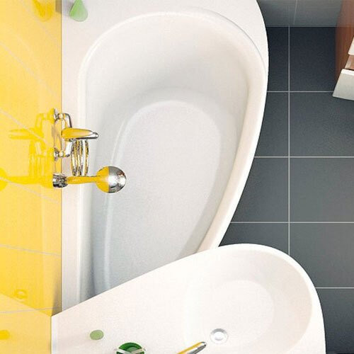 Ванна AVOCADO 160 левая, белая. Фото 2