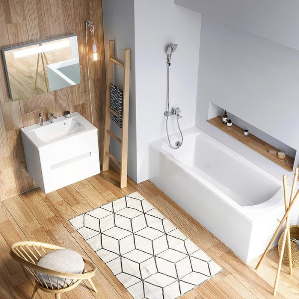 Ванна DOMINO PLUS 170х70 белая. Фото 3