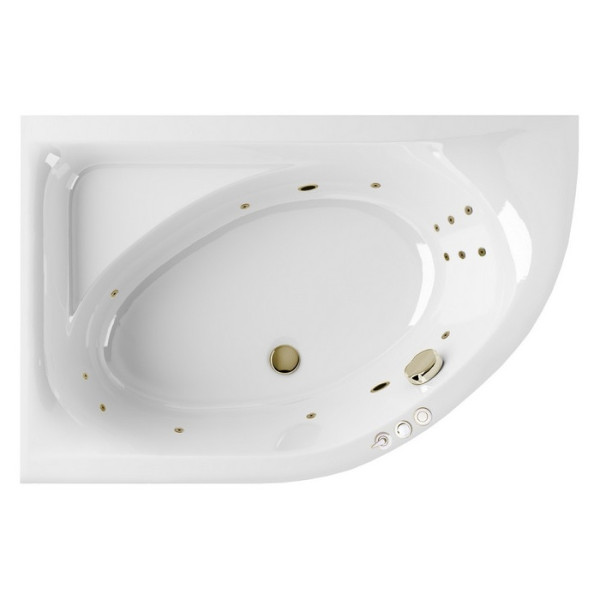 Ванна EXCELLENT Aquarella 150x100 (левая) "SMART" (бронза). Фото 1