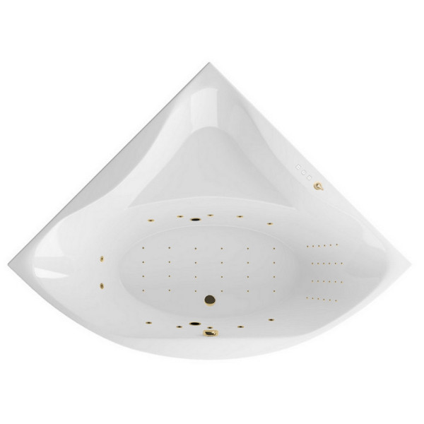 Ванна EXCELLENT Glamour 150x150 "NANO" (золото). Фото 1