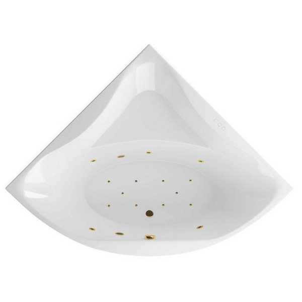 Ванна EXCELLENT Glamour 150x150 "RELAX" (золото). Фото 1