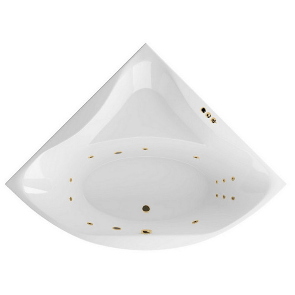 Ванна EXCELLENT Glamour 150x150 "SMART" (золото). Фото 1