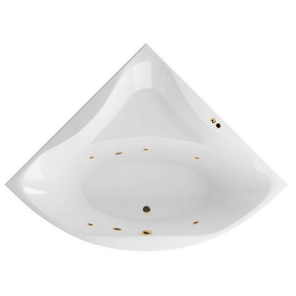 Ванна EXCELLENT Glamour 150x150 "SOFT" (золото). Фото 1